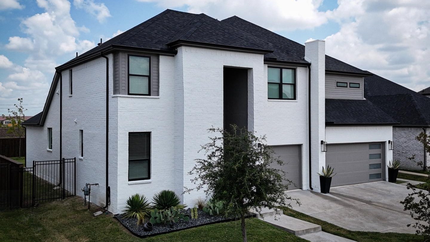 exterior house painting project