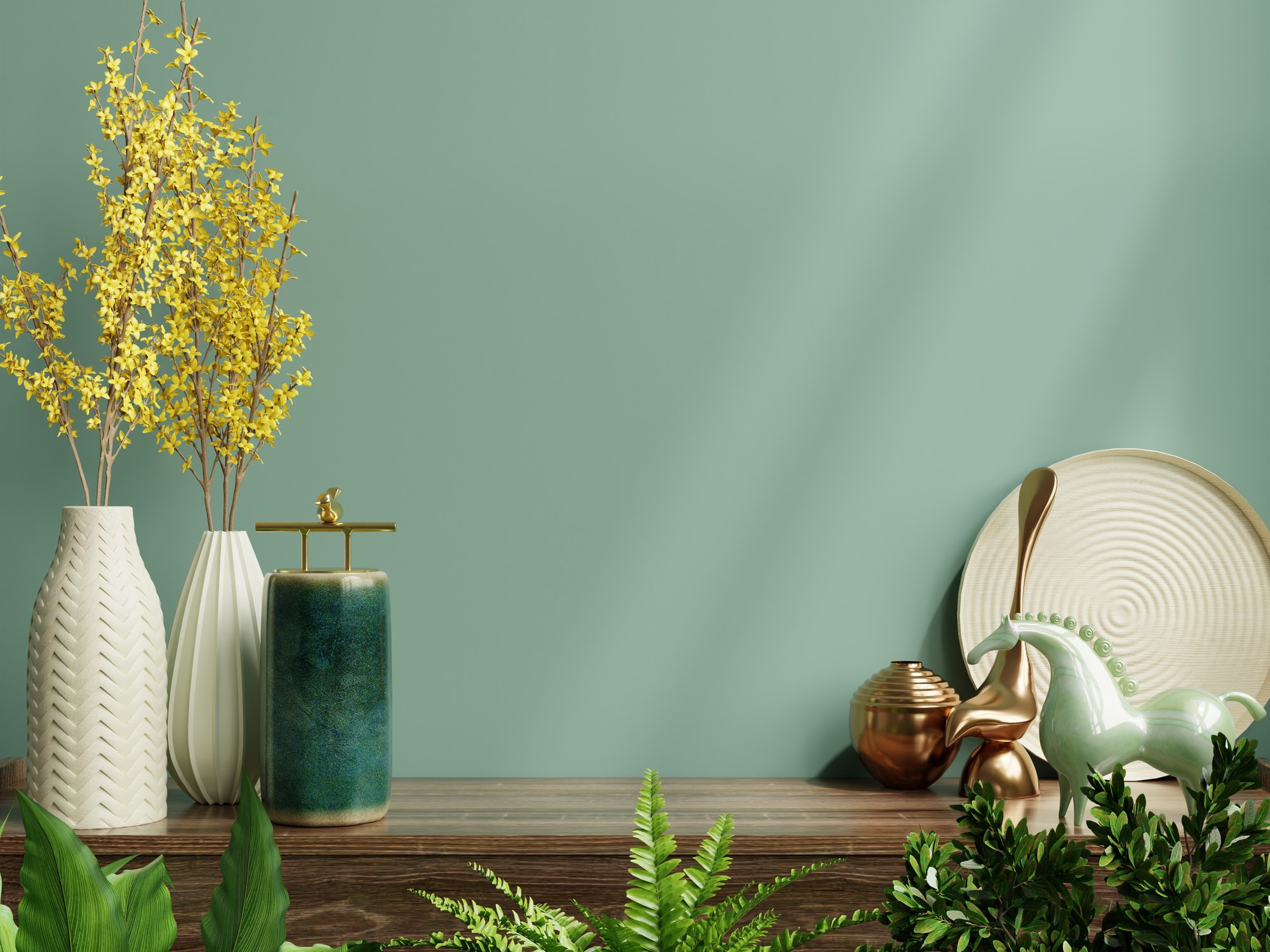 wall with smooth paint finish