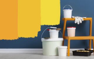 commercial painting during business hours